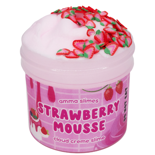 Strawberry Mousse Mini Slime