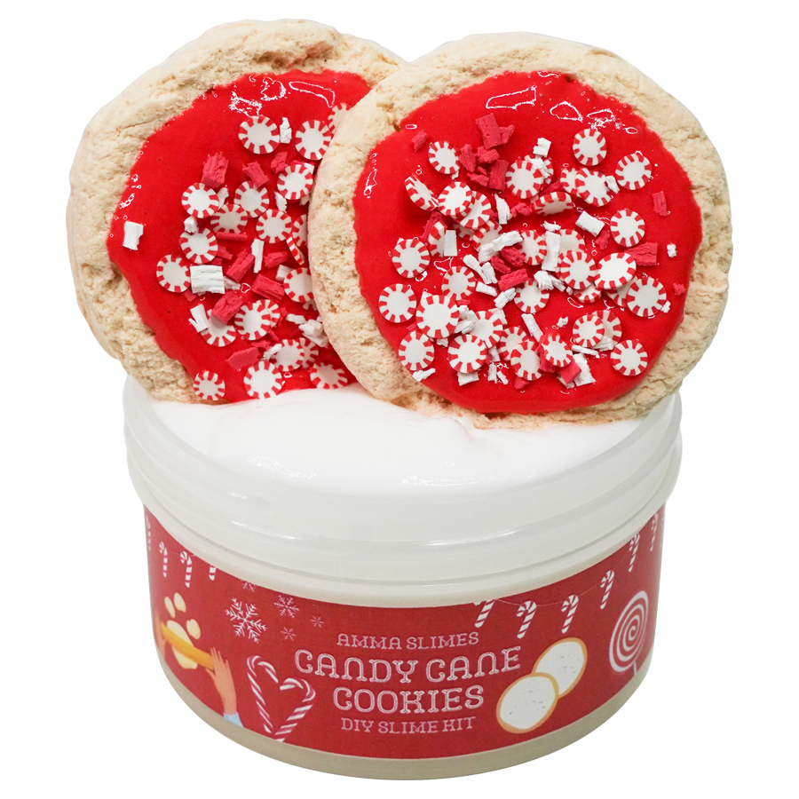 Candy Cane Cookies DIY Slime Kit