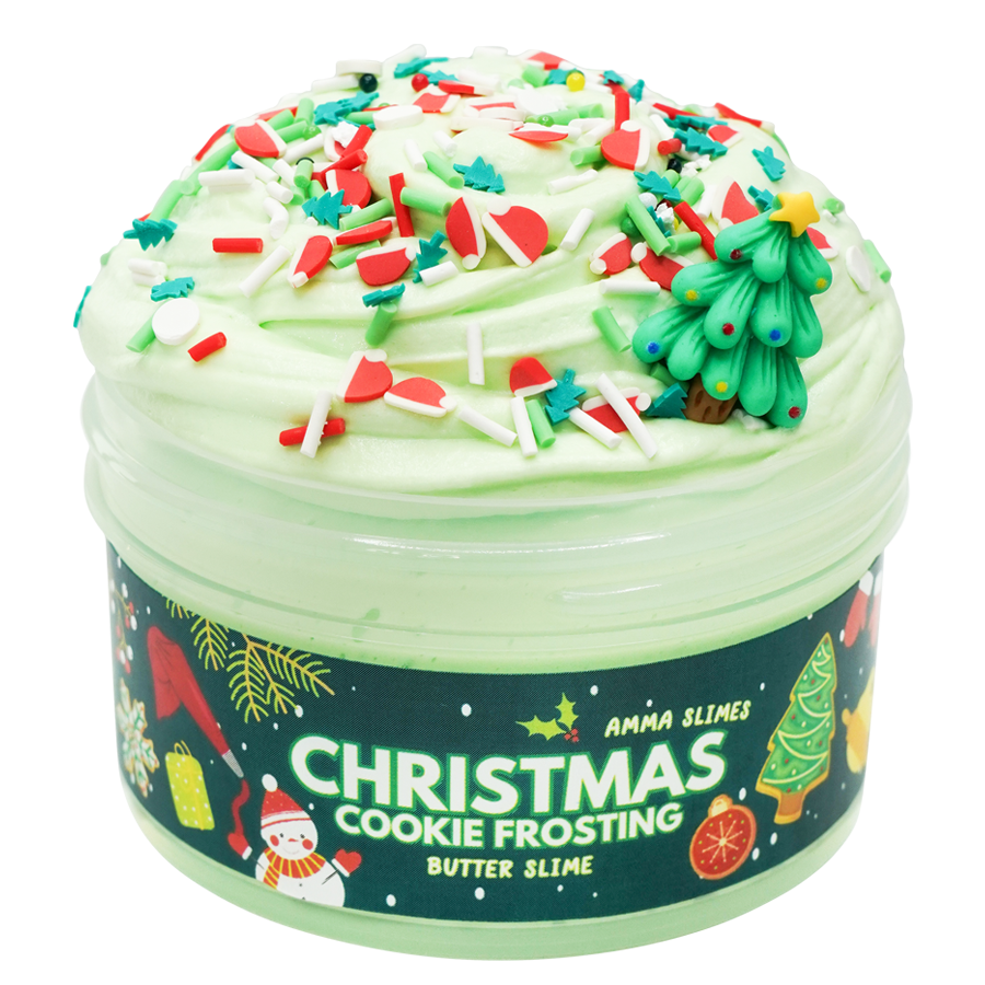 Christmas Cookie Frosting Slime