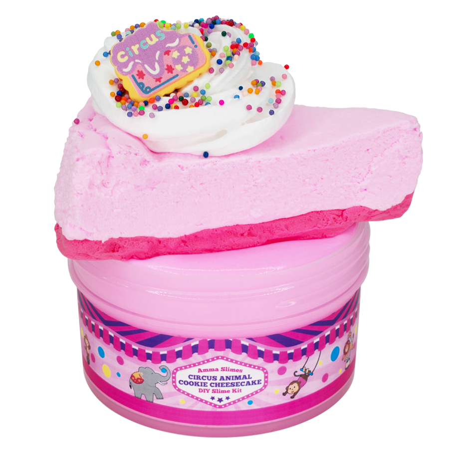 Circus Animal Cookie Cheesecake Slime