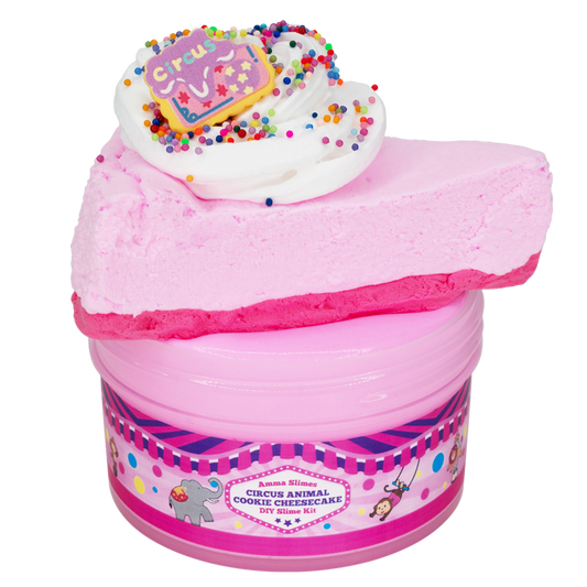 Circus Animal Cookie Cheesecake Slime