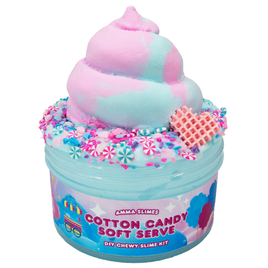 Cotton Candy Soft Serve Slime