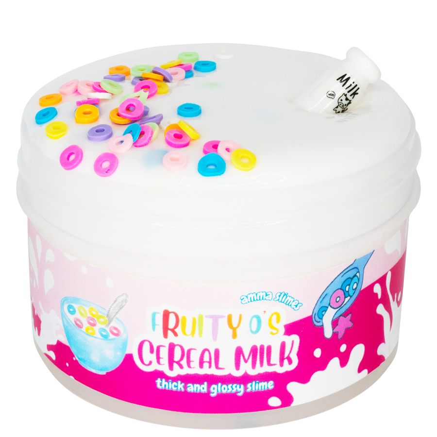 Fruity O's Cereal Milk Slime