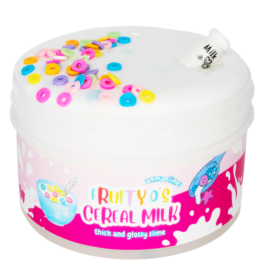 Fruity O's Cereal Milk Slime