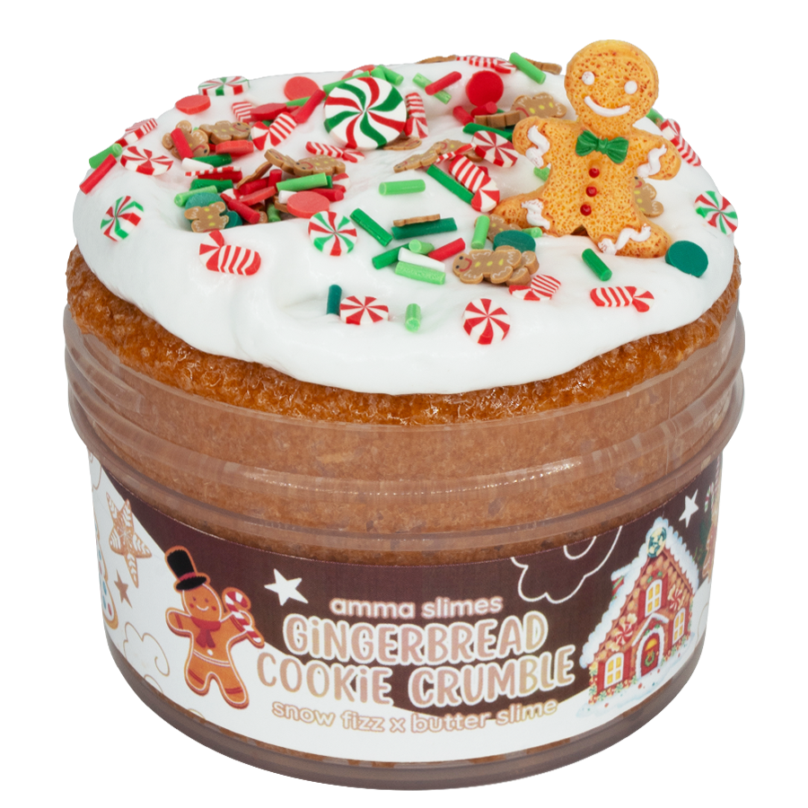 Gingerbread Cookie Crumble Slime