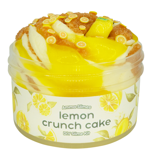 Lemon Crunch Cake Slime Kit