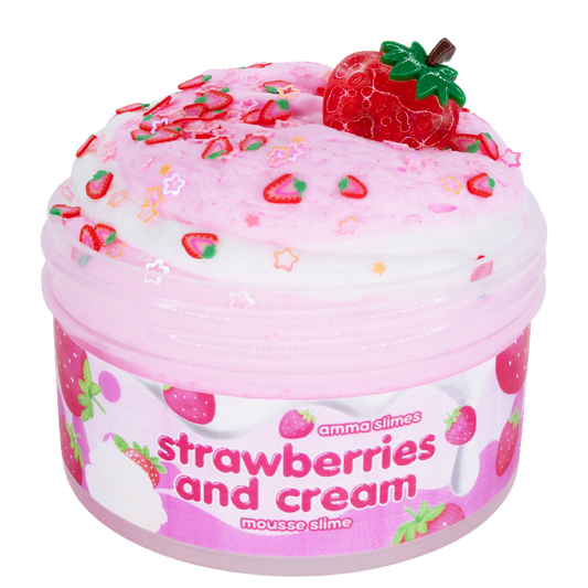 Strawberries and Cream Slime