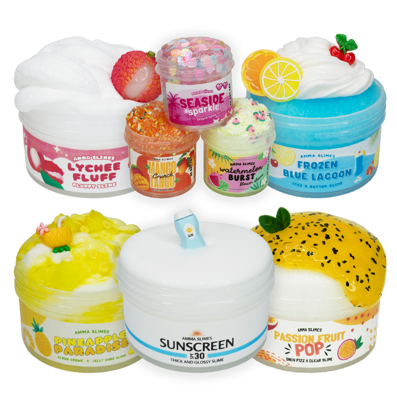 Tropical Getaway Slime Bundle