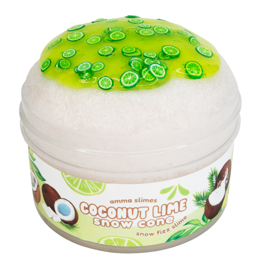 Coconut Lime Snow Cone Slime