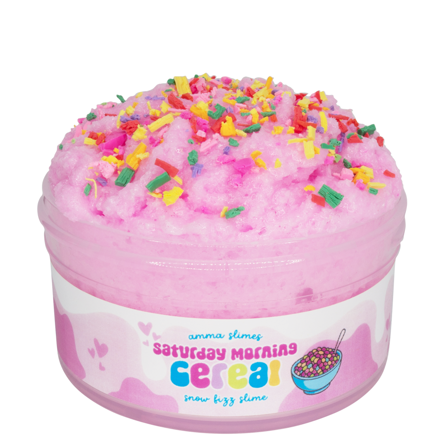 Pink Saturday Morning Cereal Slime
