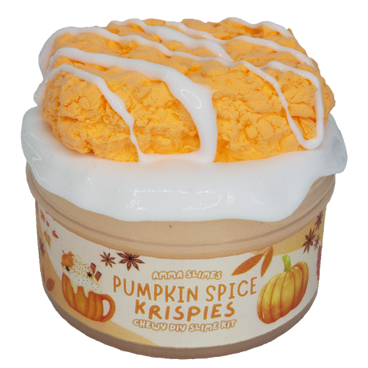 Pumpkin Spice Krispies Slime