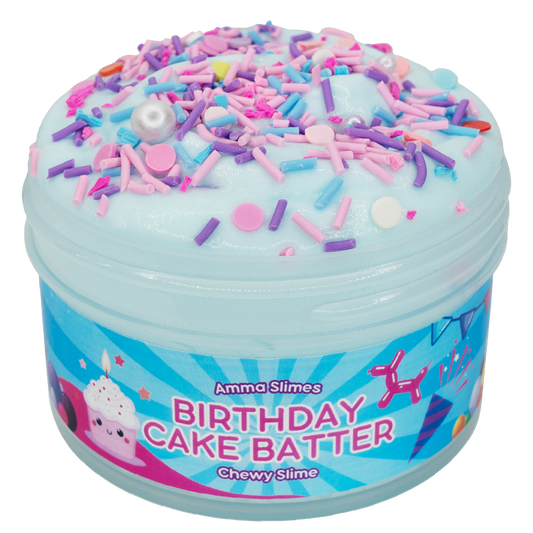 Birthday Cake Batter Slime
