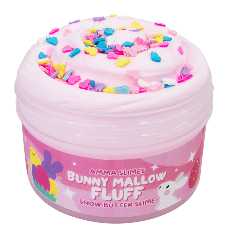 Bunny Mallow Fluff Slime – Amma Slimes