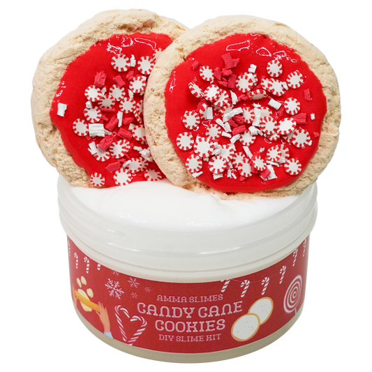 Candy Cane Cookies DIY Slime Kit