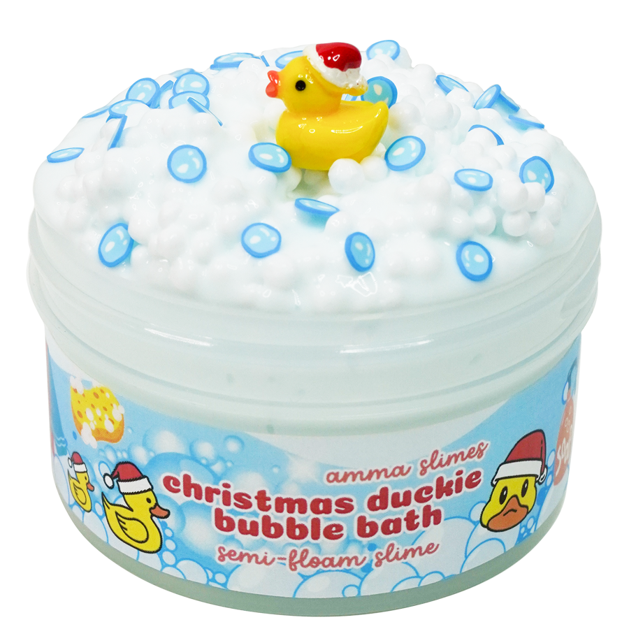 Christmas Duckie Bubble Bath Slime