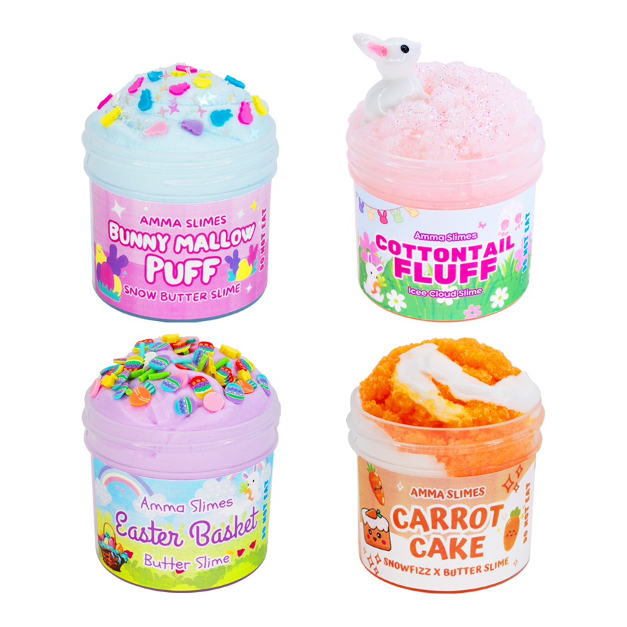 Easter Basket Bundle - 4 Mini Slimes