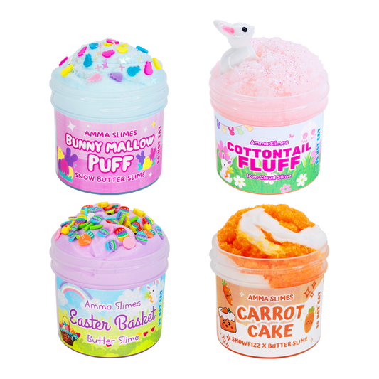 Easter Basket Bundle - 4 Mini Slimes