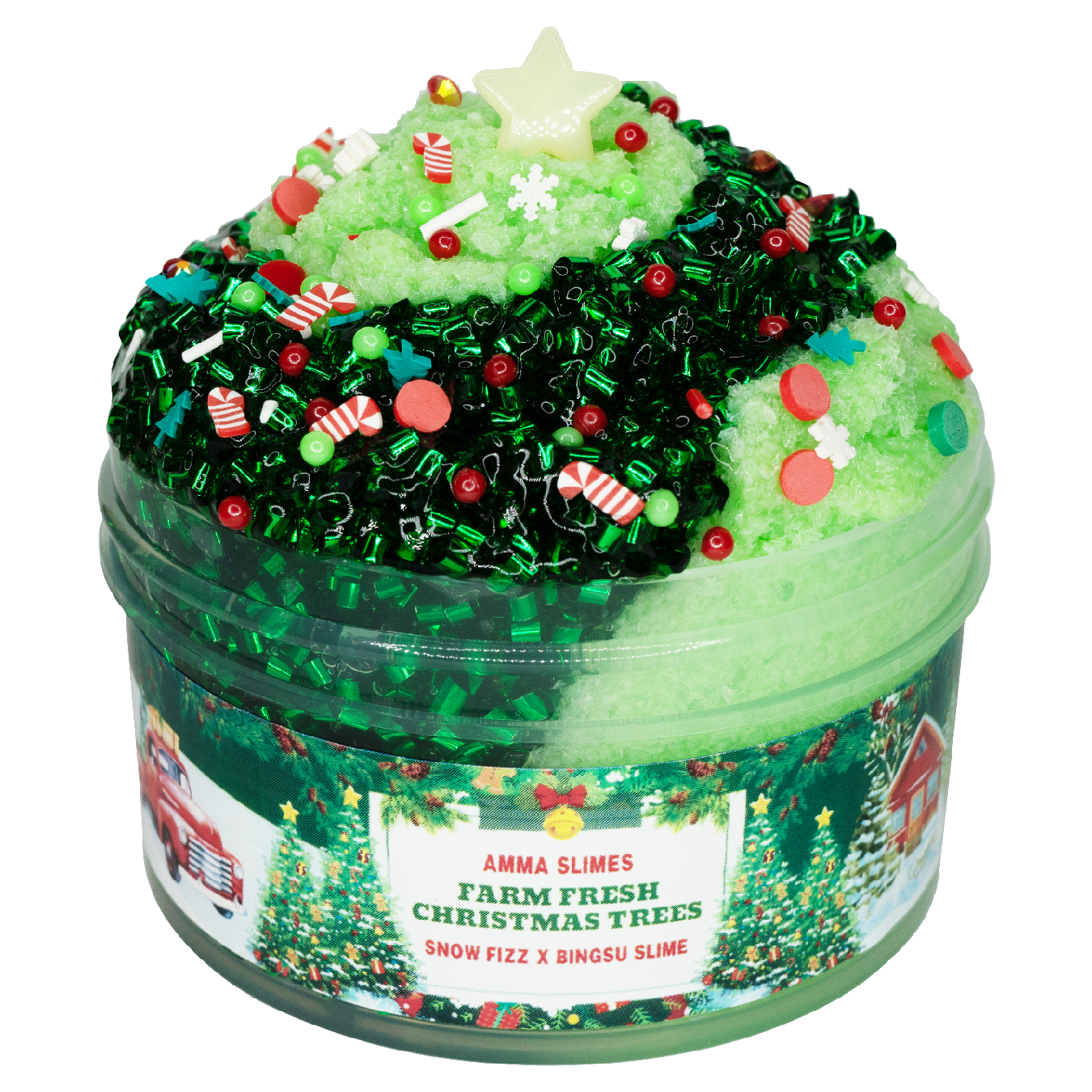 Farm Fresh Christmas Trees Slime