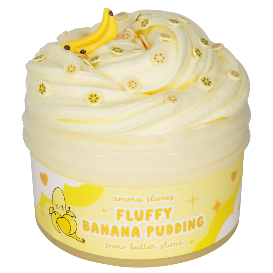 Fluffy Banana Pudding Slime