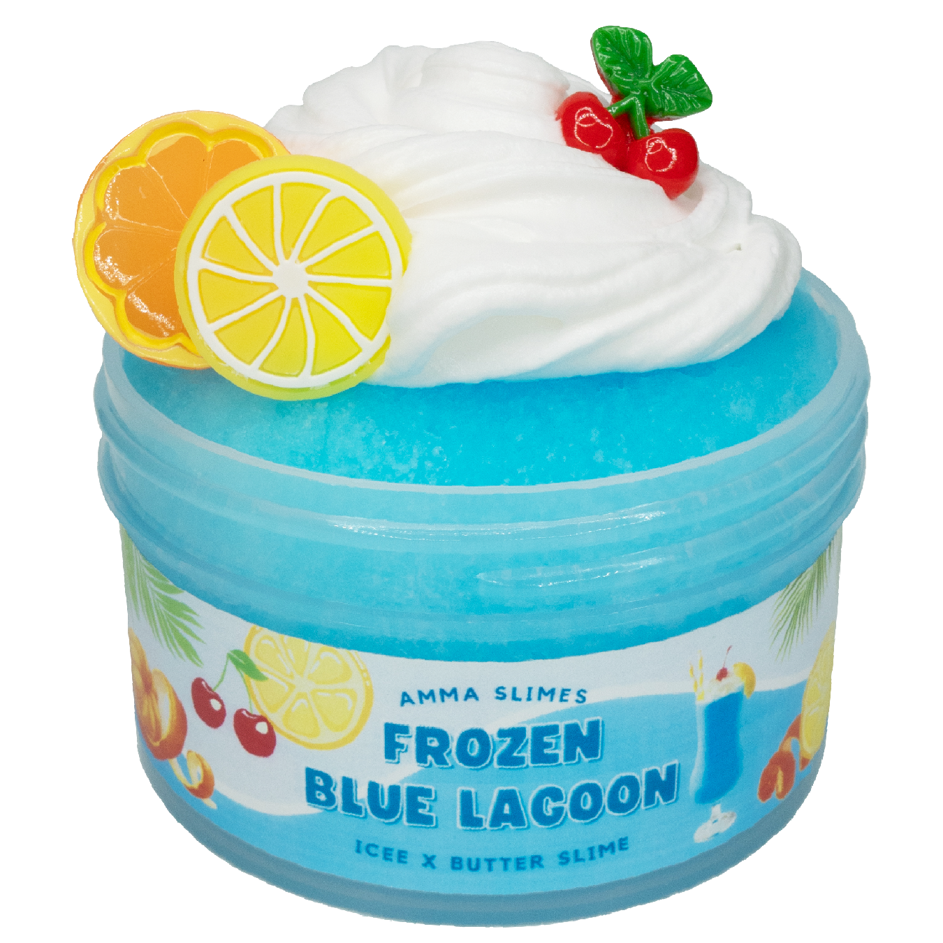 Frozen Blue Lagoon Slime – Amma Slimes