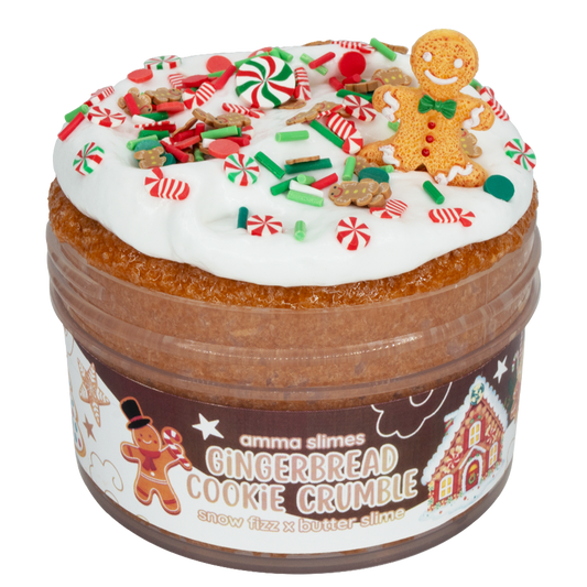 Gingerbread Cookie Crumble Slime