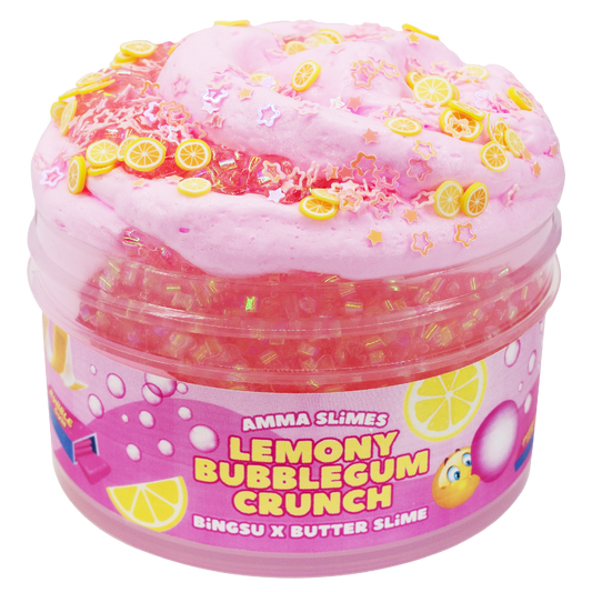 Lemony Bubblegum Crunch Slime