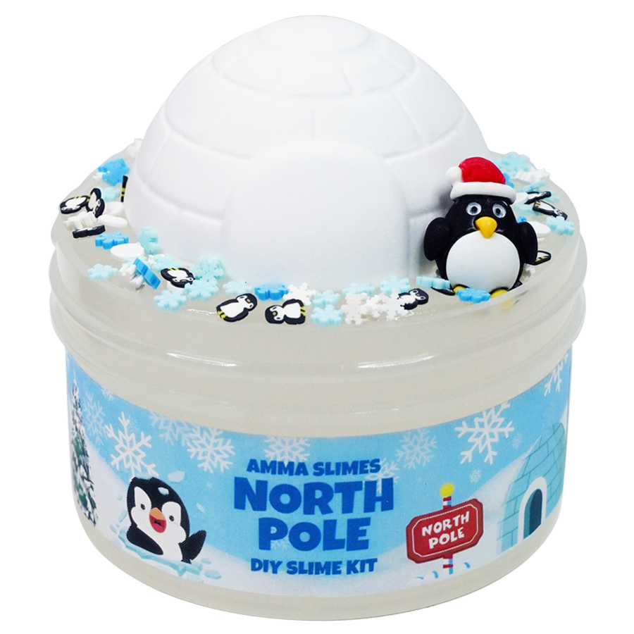 North Pole Jelly DIY Slime Kit Amma Slimes