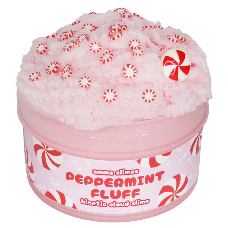 Peppermint Fluff Kinetic Cloud Slime