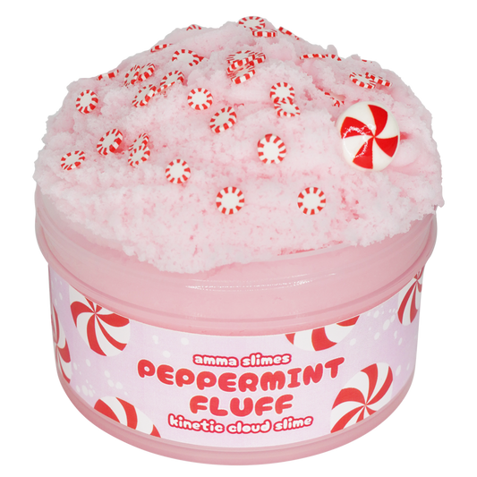 Peppermint Fluff Kinetic Cloud Slime