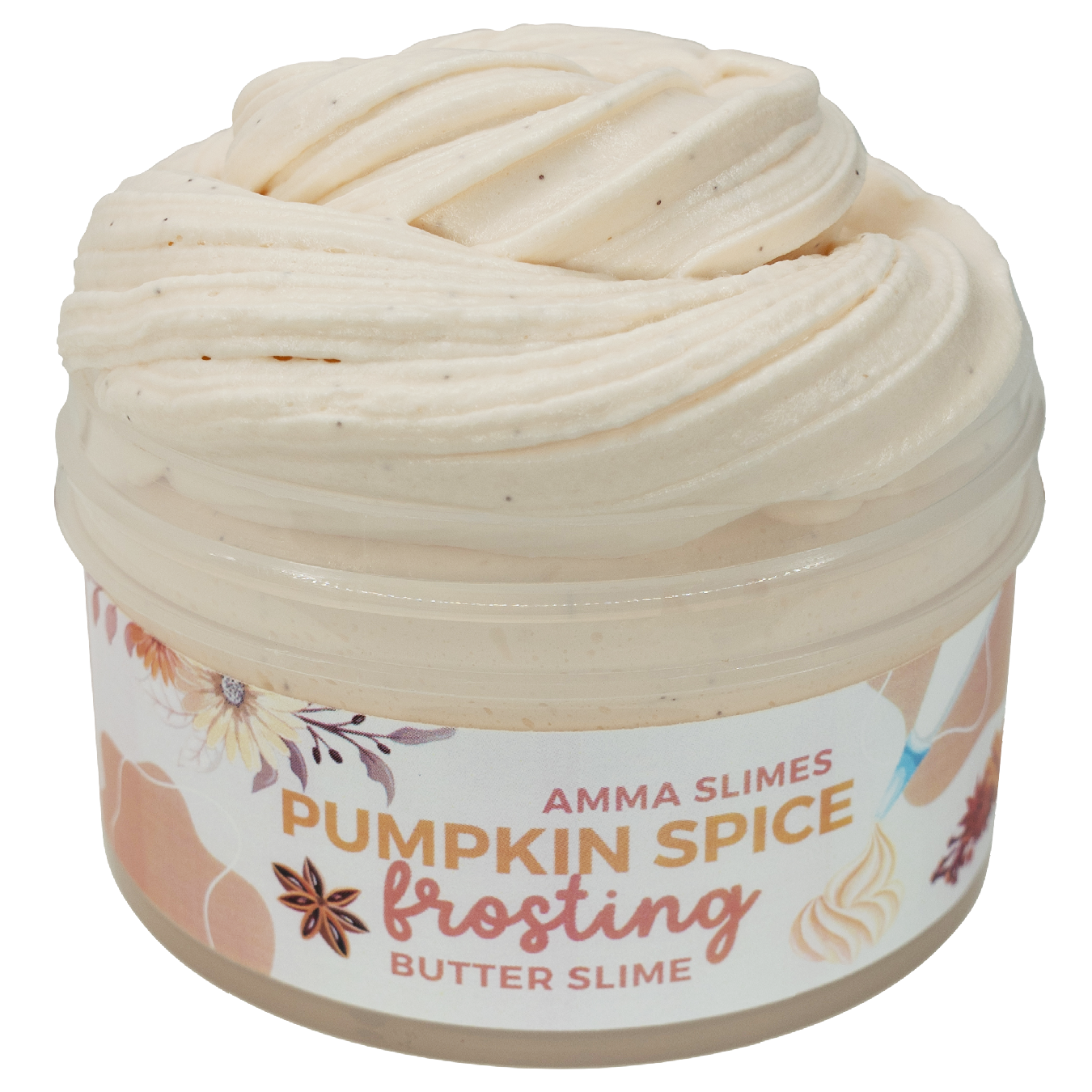 Pumpkin Spice Frosting Slime