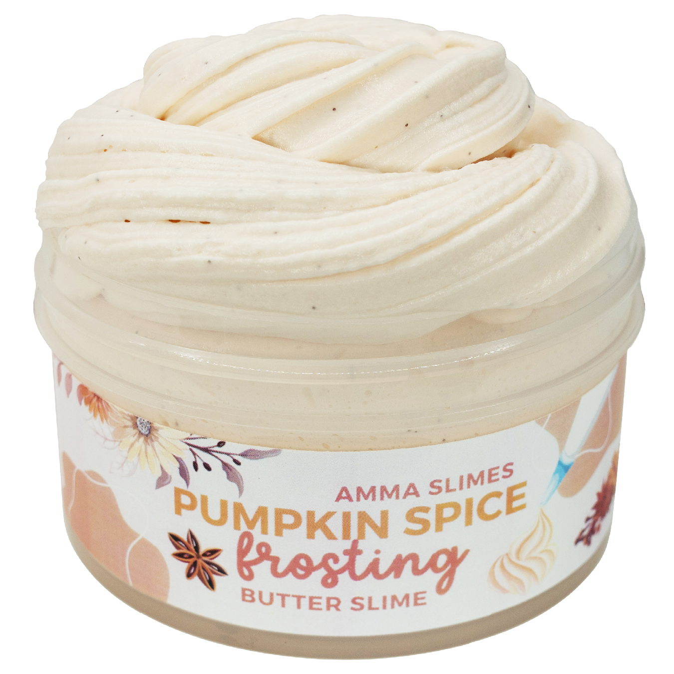 Pumpkin Spice Frosting Slime