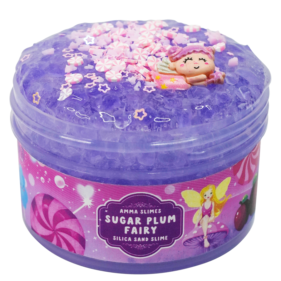 Slimes Extraparente Sugar Plum Fairy Silica Sand Slime – Amma Slimes