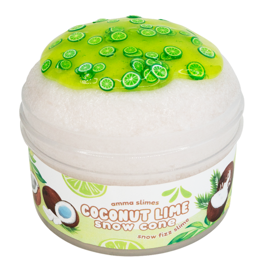 Coconut Lime Snow Cone Slime