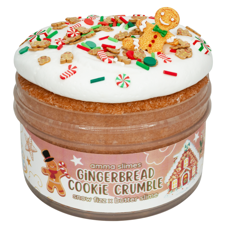 Gingerbread Cookie Crumble Slime