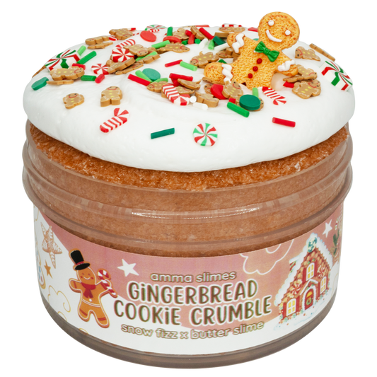 Gingerbread Cookie Crumble Slime