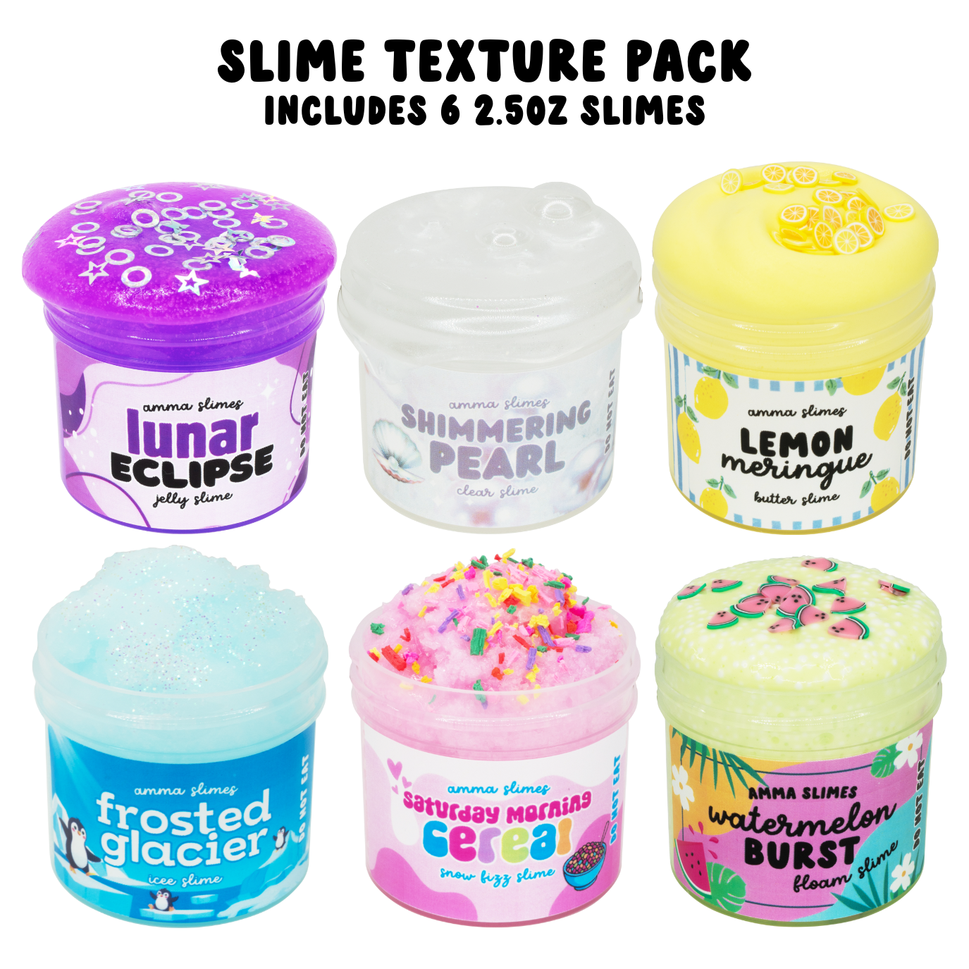 Slime Texture Pack - 6 Mini Slimes