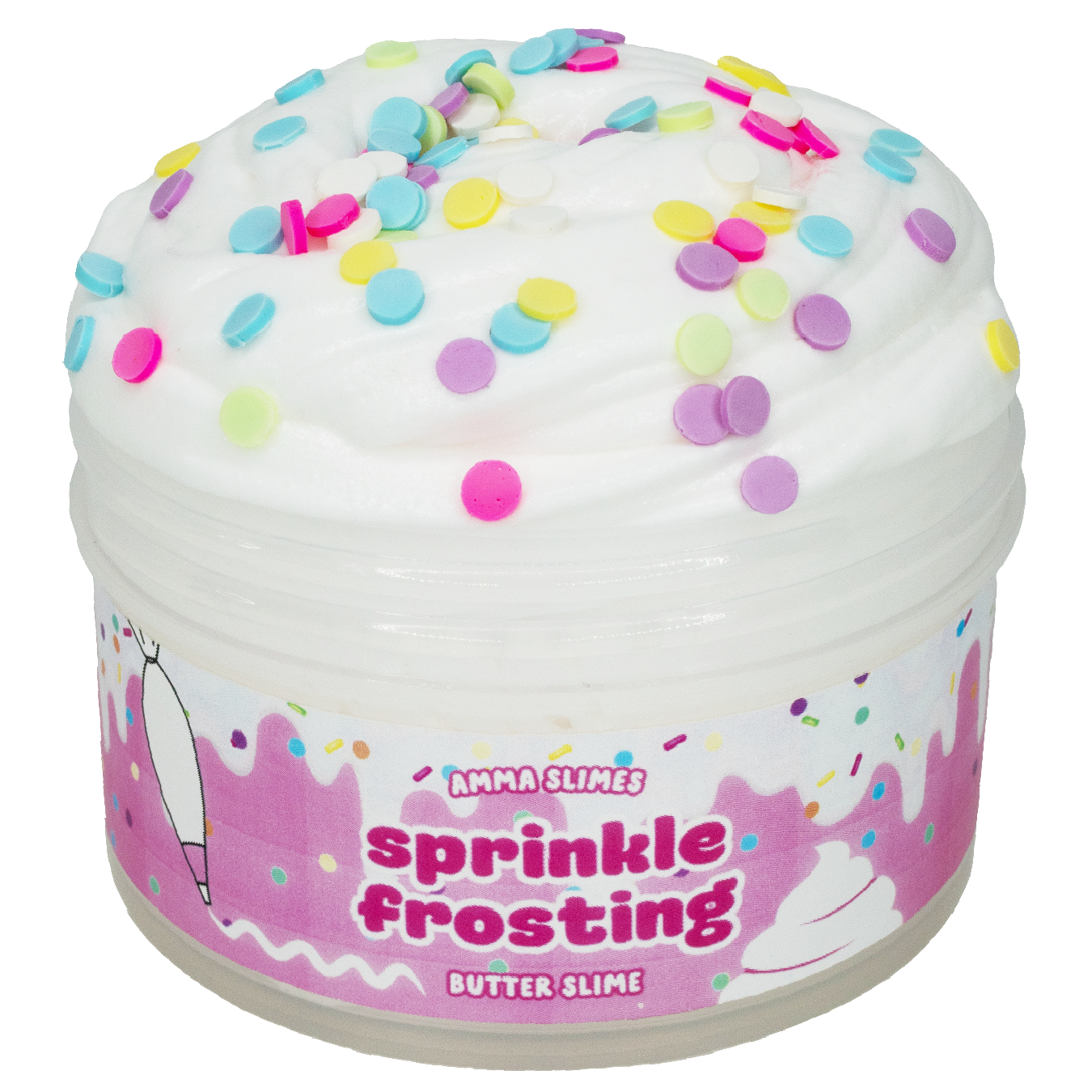 Sprinkle Frosting Slime – Amma Slimes