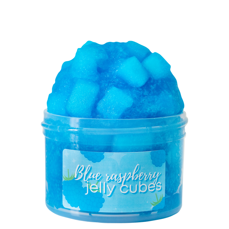 Blue Raspberry Jelly Cubes – Amma Slimes