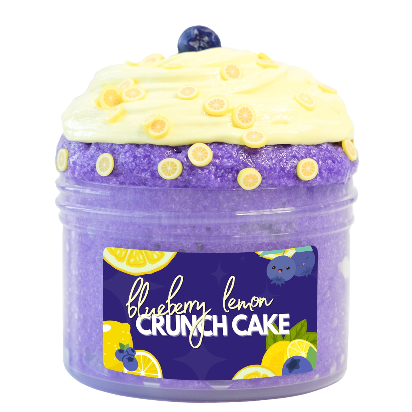 Blueberry Lemon Crunch Cake